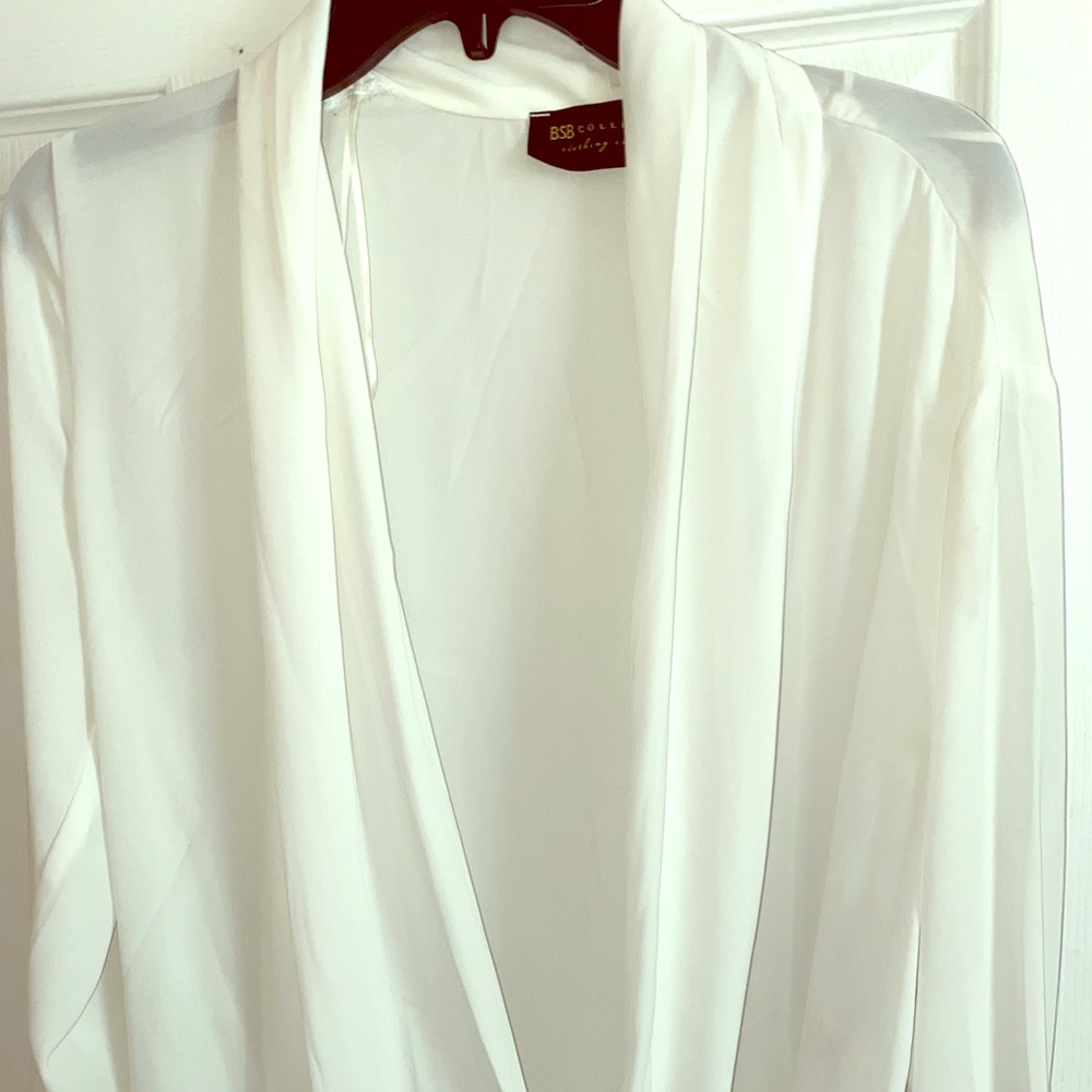 White with great opening Shirt. Greek brand